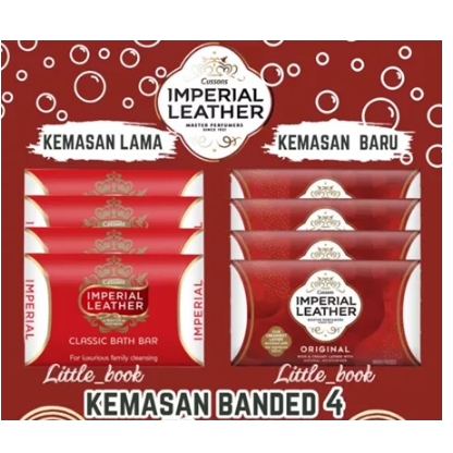 Cussons Imperial Leather 95 gr Banded 4/Sabun Mandi Batang