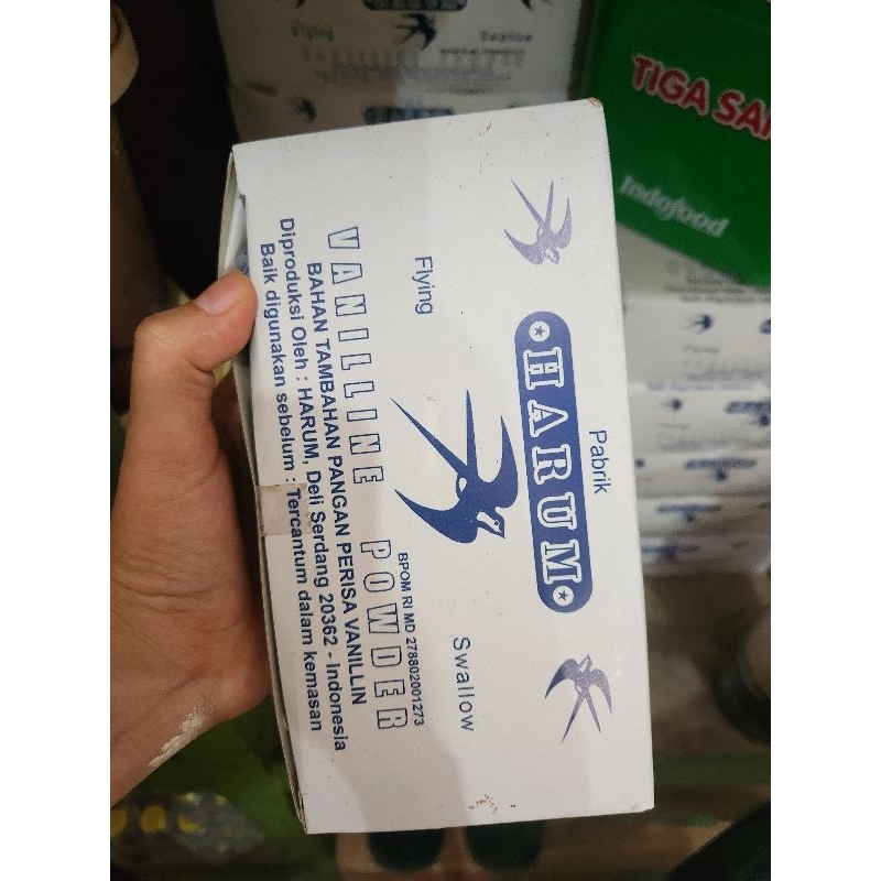 

vanilli sachet perkotak / vanili harum