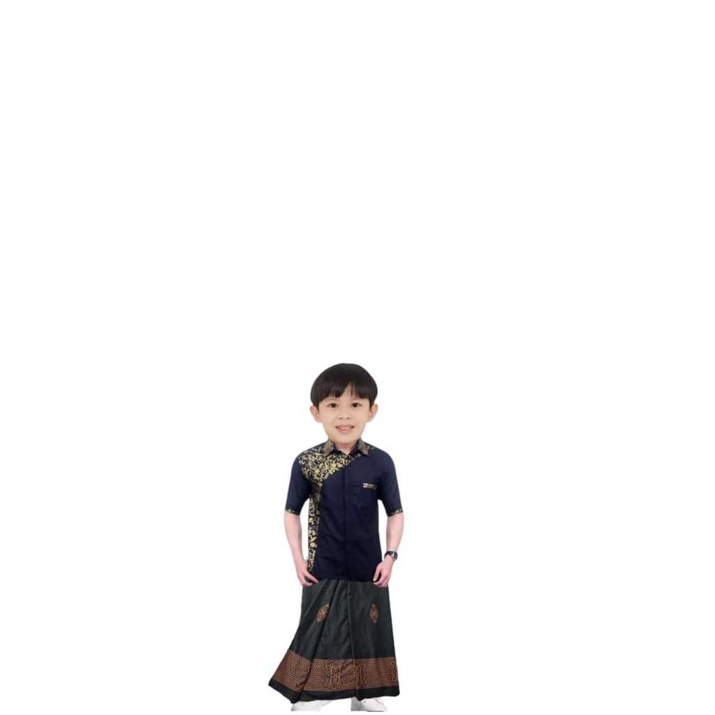 FAST DELIVERY TERANYAR- Sarkonak sarung baju koko anak - set sarung anak- sarung koko prada anak