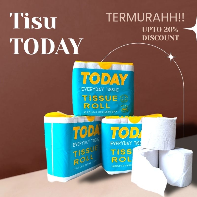 TISU ROLL SERBAGUNA 2ply Tisu Today