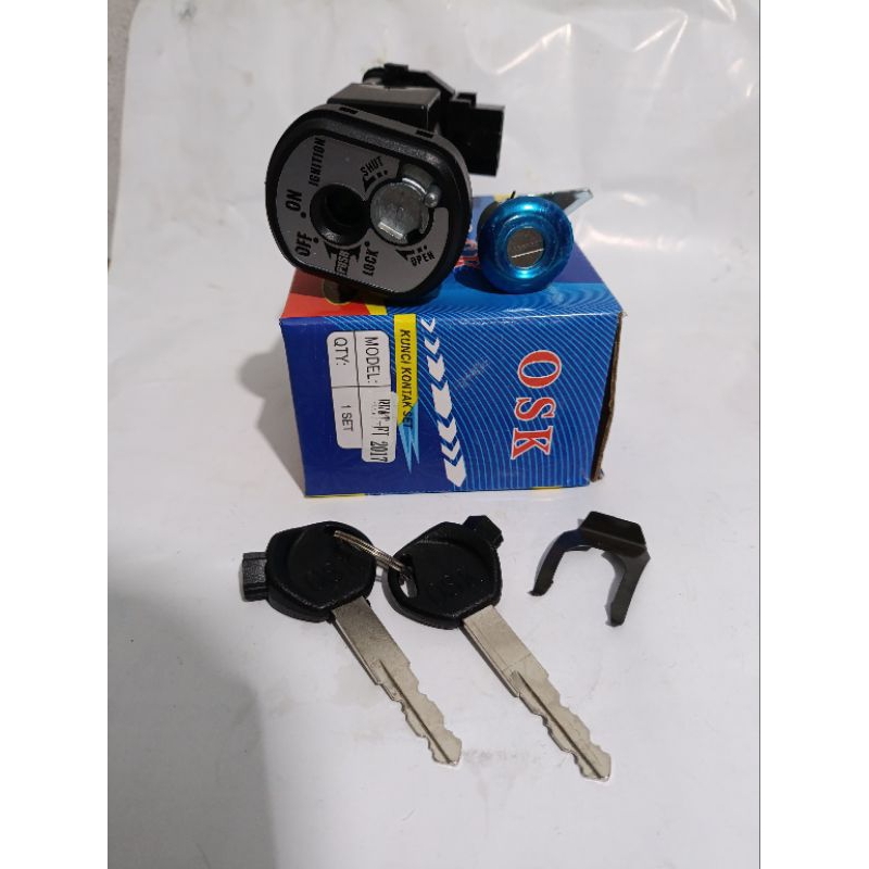 [1 SET] KUNCI KONTAK BEAT FI 2017 MERK OSK KUNCI KONTAK MOTOR BEAT FI 2017 PLUS KUNCI JOK KONTAK SET