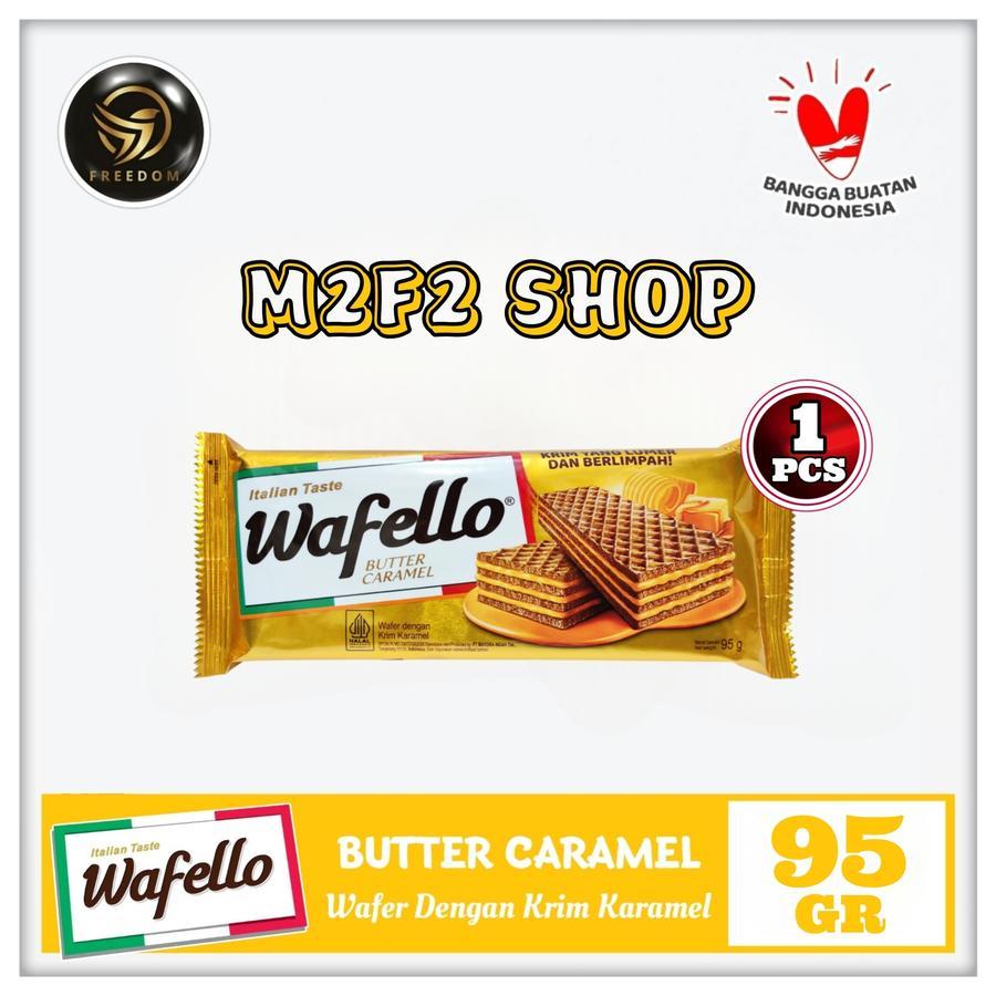 

Roma Wafer Wafello Butter Caramel | Krim Karamel - 95 gr (Kemasan Satuan)