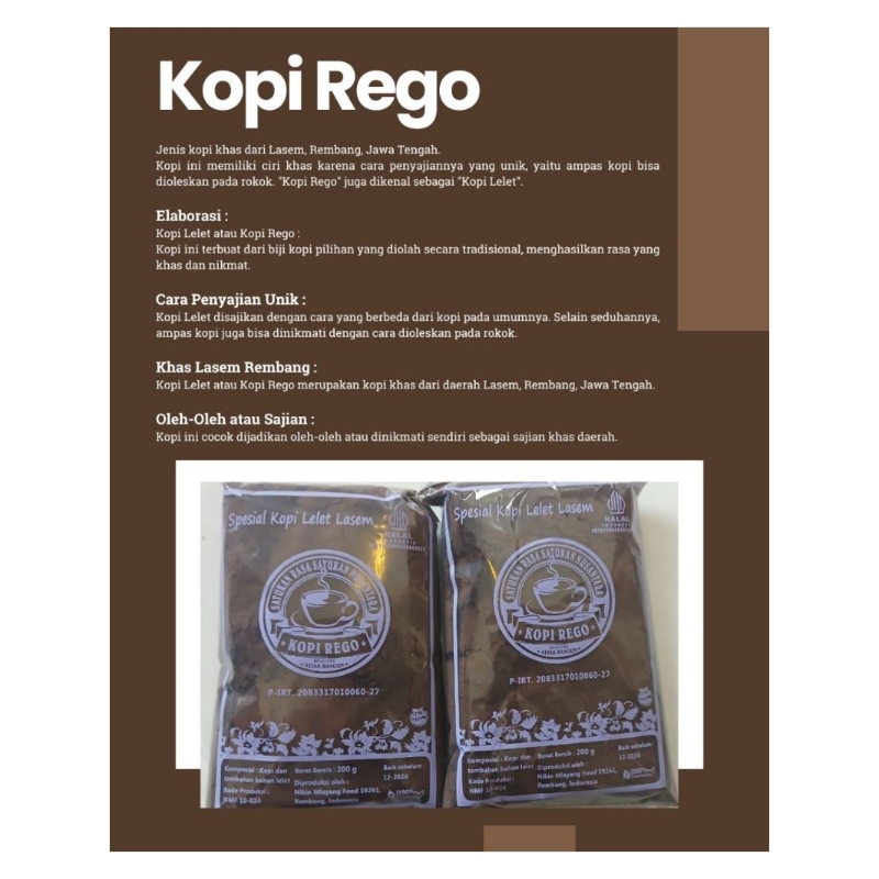 

kopi rego asli kopi lasem