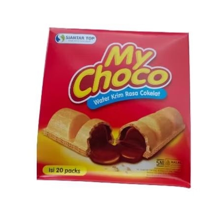 

My choco wafer krim rasa cokelat isi 20 pack