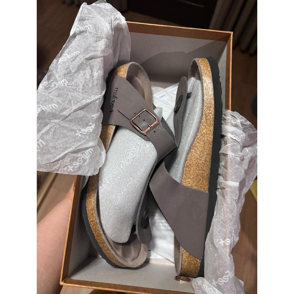 [Preloved] Myfeet dark brown ukuran 43 Second Bekas.