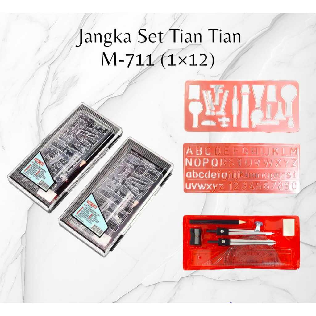 

Jangka Set Tian Tian M-711/ Jangka Set Kaleng