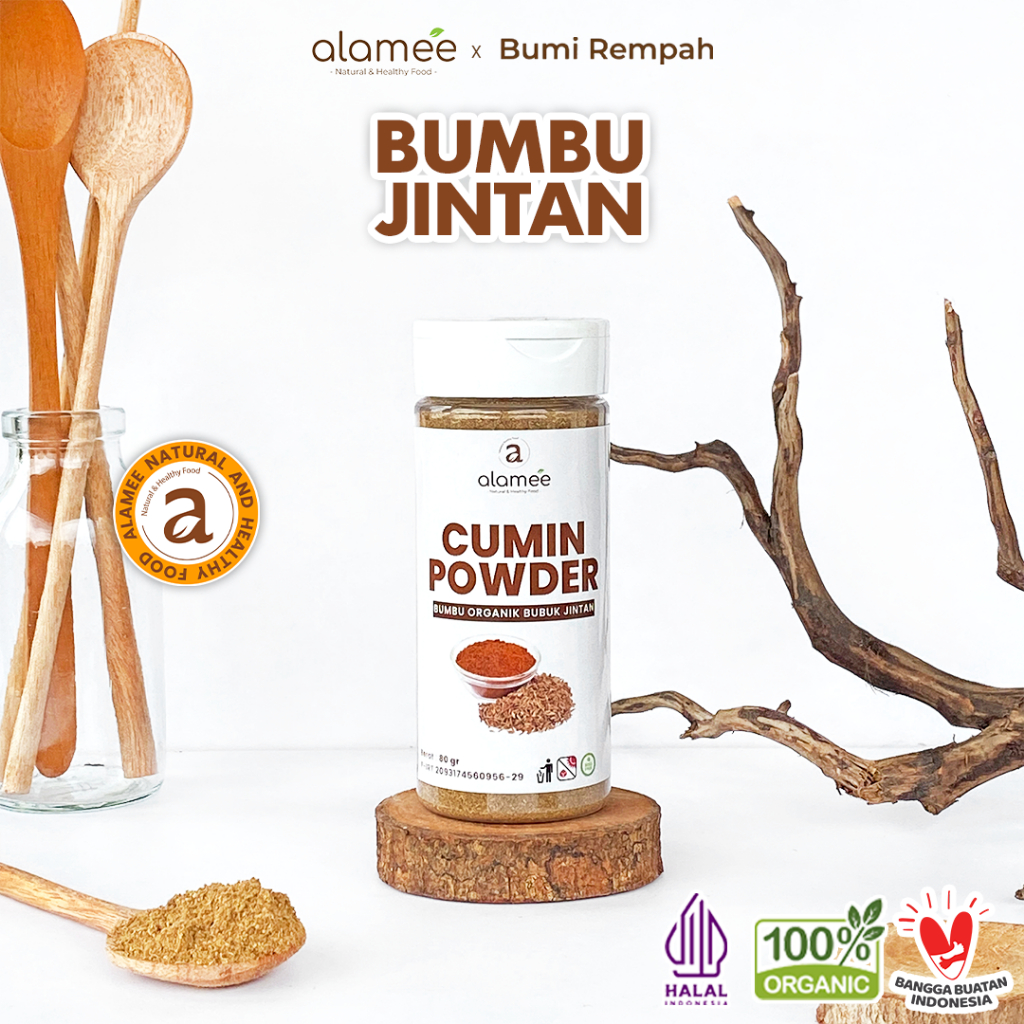 

ALAMEE Bumbu Dapur Jintan Bubuk Cumin Powder Bumbu Dapur Instan Jinten Ground Caraway Rempah Masak