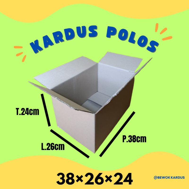 

kardus polos 600 ml baru