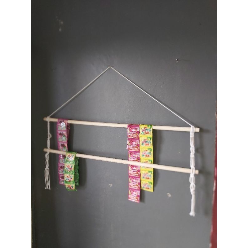 hanger JUMBO 100cm-120cm rak gantungan snack , rak gantungan kopi gantungan jajanan rak warung
