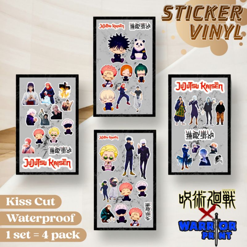 

STIKER JUJUTSU KAISEN VINYL WATERPROOF UNTUK LAPTOP/HP/KULKAS/AC/DLL