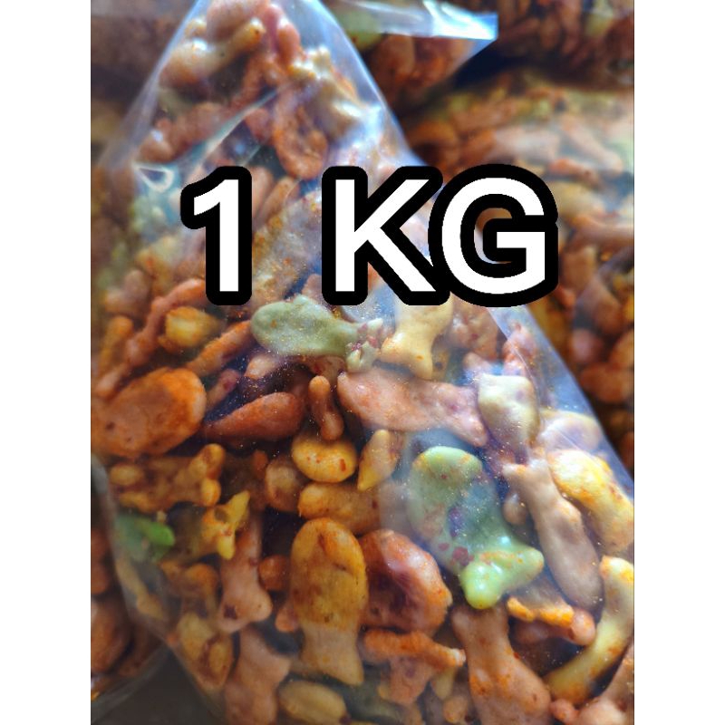 

KERUPUK IKAN JADUL 1KG PEDAS cemilan pedas
