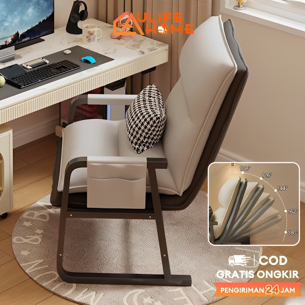 Kursi Kerja Kursi Kantor Adjustable Kursi Belajar Kursi Komputer Besi Kursi Ergonomis Bantal
