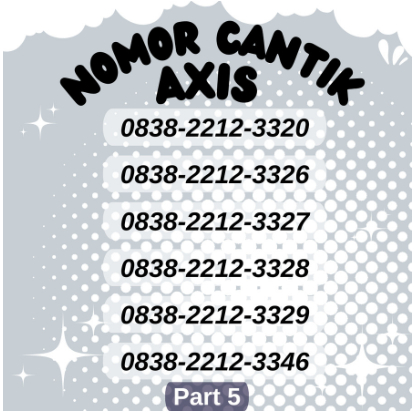 PROMO Nomor Cantik AXIS Harga Murah (A21) - Kartu Perdana AXIS Nomor Cantik Urut Murah Terpercaya Be