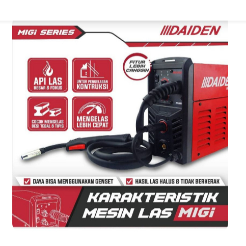 DAIDEN MIGi 130 MESIN LAS CO2 TRAFO LAS LISTRIK MURAH BERKUALITAS