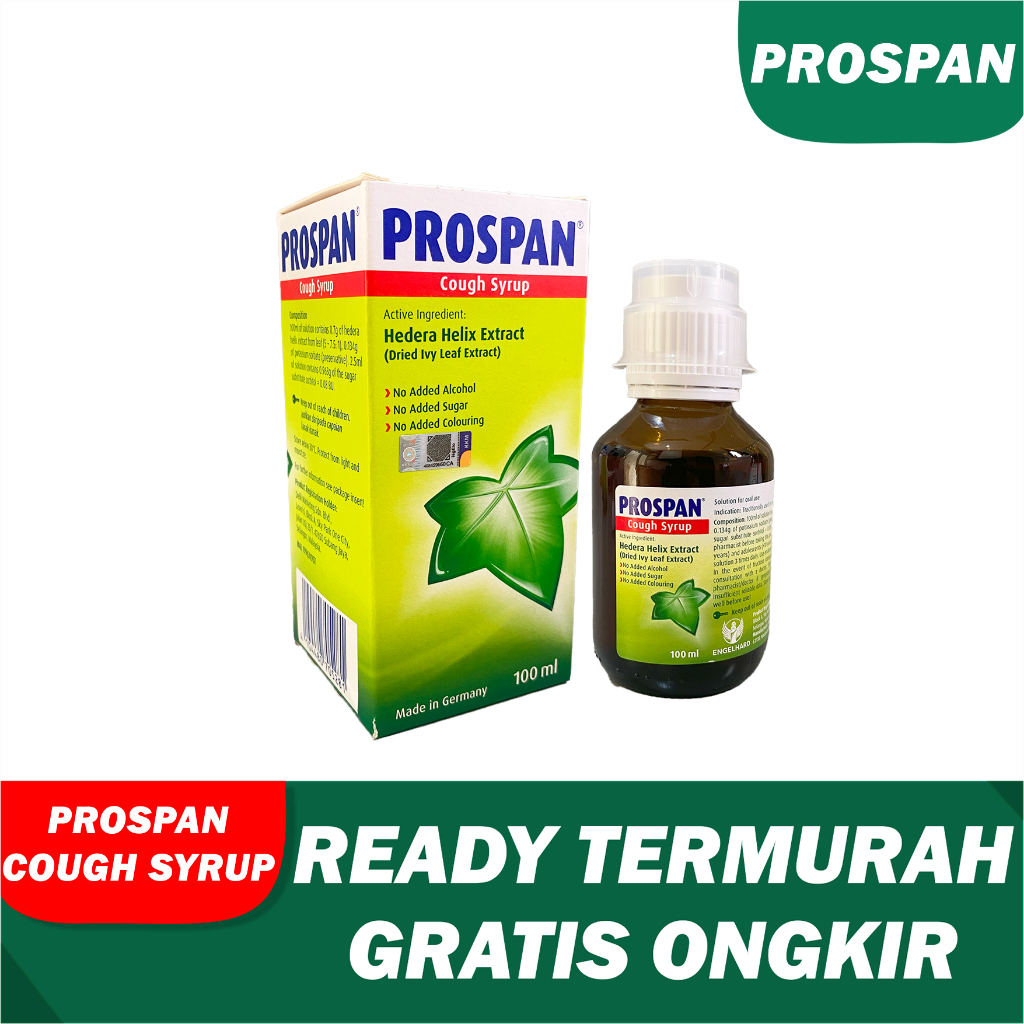 

PROSPAN 100ML COUGH SYRUP DEWASA DAN ANAK (1TAHUN KEATAS) ORIGINAL READY STOCK !!!