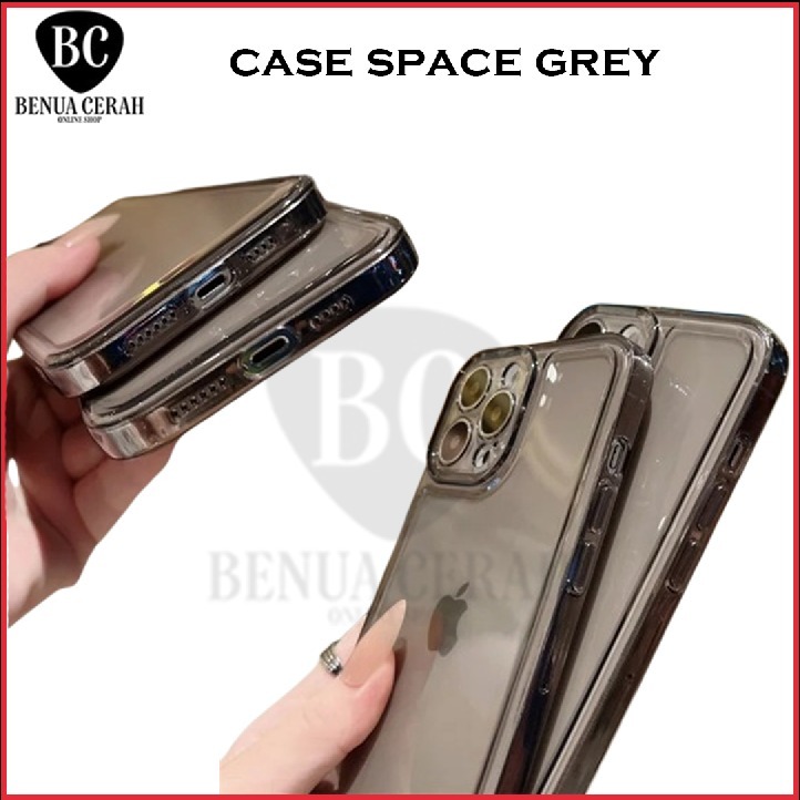 CASE TPU SPACE GREY FOR SAMSUNG M14 M12 M11 M23 M22 M32 4G M02 -BENUACERAH