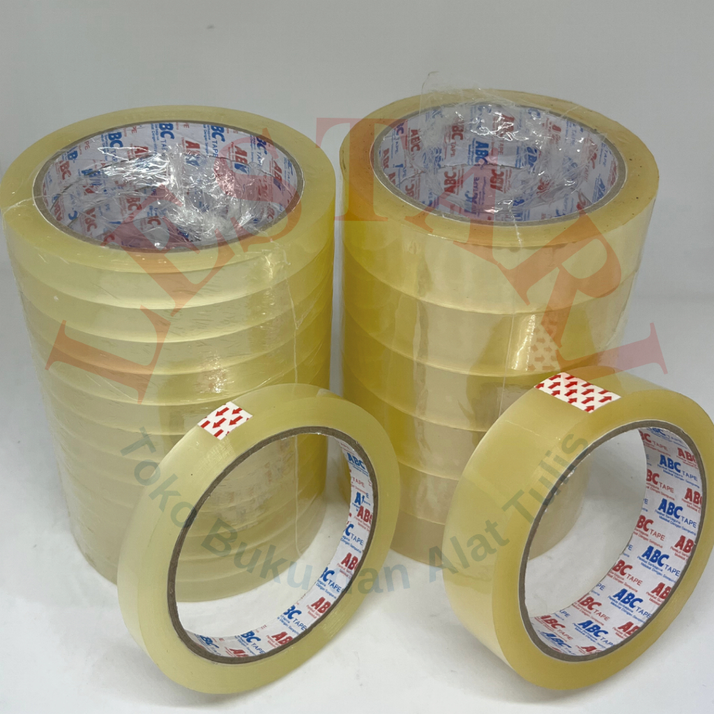 

Isolasi Bening, Lakban Bening dan Cokelat ABC