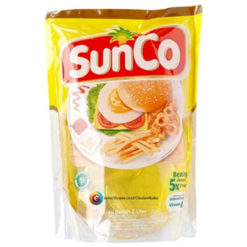 

sunco minyak goreng refil 2L