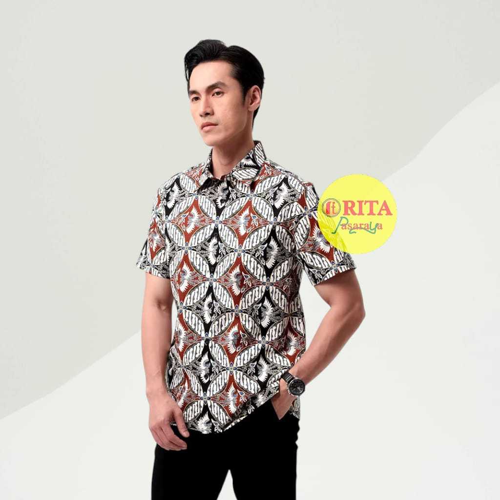 Manzone Kemeja Batik Lengan Pendek Devantara 02