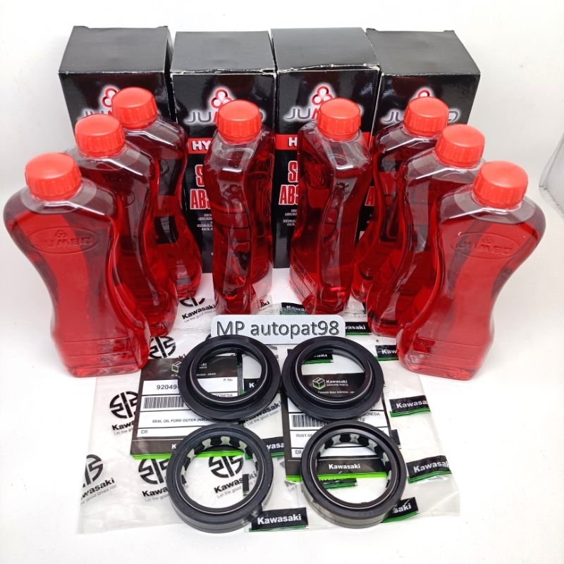 SEAL SHOCK+SEAL TUTUP ABU+OLI SHOCK NINJA 250 KARBU NINJA 250 FI NINJA 250 INJEKSI ORI