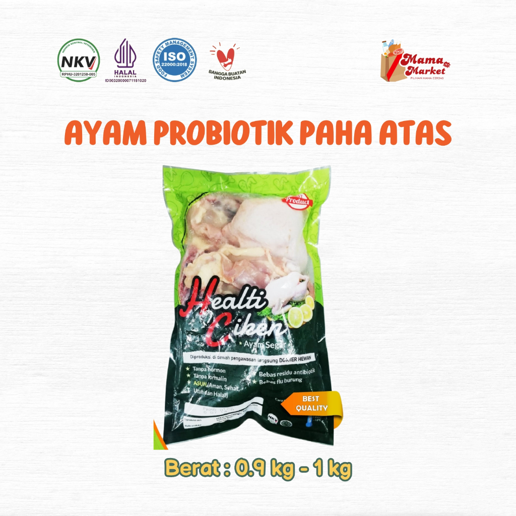 

Daging Paha Atas Ayam Probiotik Healti Ciken | Mama Market Jakarta