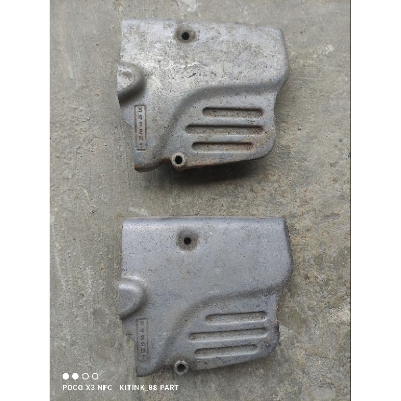 tutup gear depan kawasaki binter mercy kz200 platina second original
