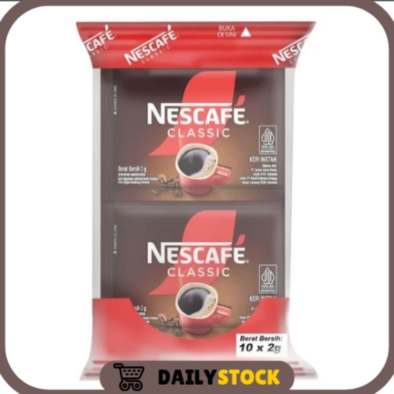 

Nescafe Classic 10 sachet @2gr