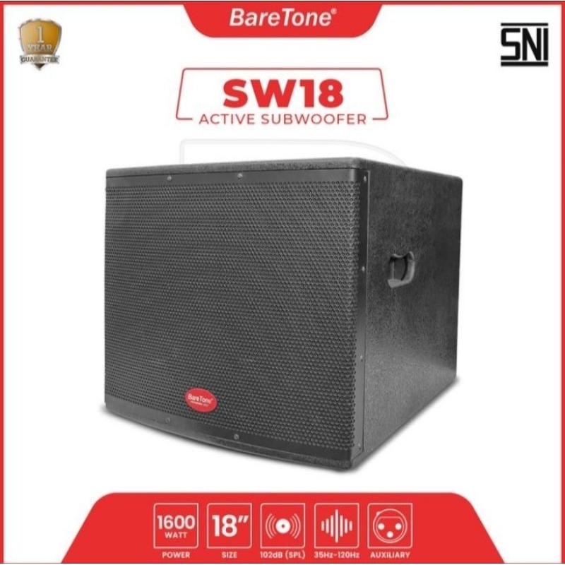 Subwoofer aktif 18 inch baretone sw18 sw 18