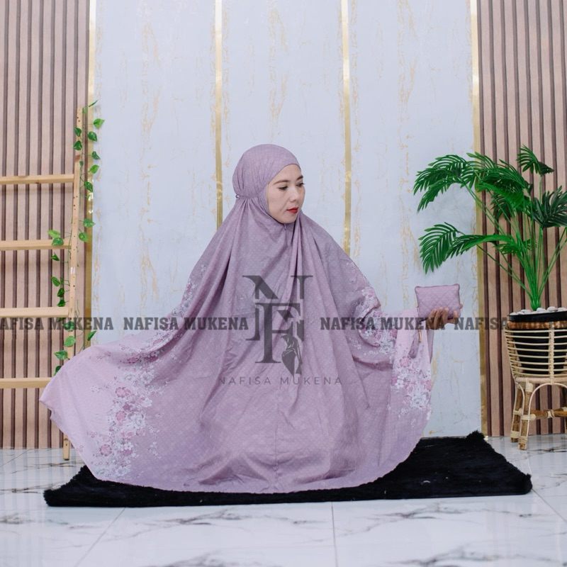 Mukena Taveling Parasit Korea Motif