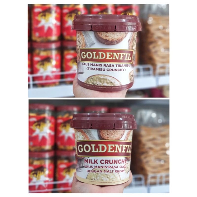 

GOLDENFIL Kemasan 1kg Tiramisu Crunchy Milk Crunchy