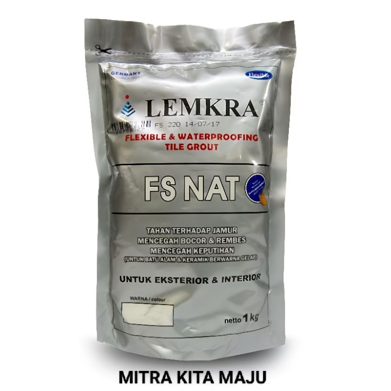 LEMKRA FS NAT / SEMEN NAT WARNA LEMKRA / SEMEN PENGISI RONGGA KERAMIK BATU ALAM GRANIT WARNA / SEMEN