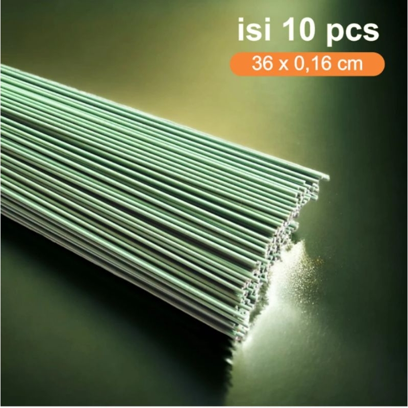 

KAWAT HIJAU-Kertas Floral Wire 10 Biji BERKUALITAS