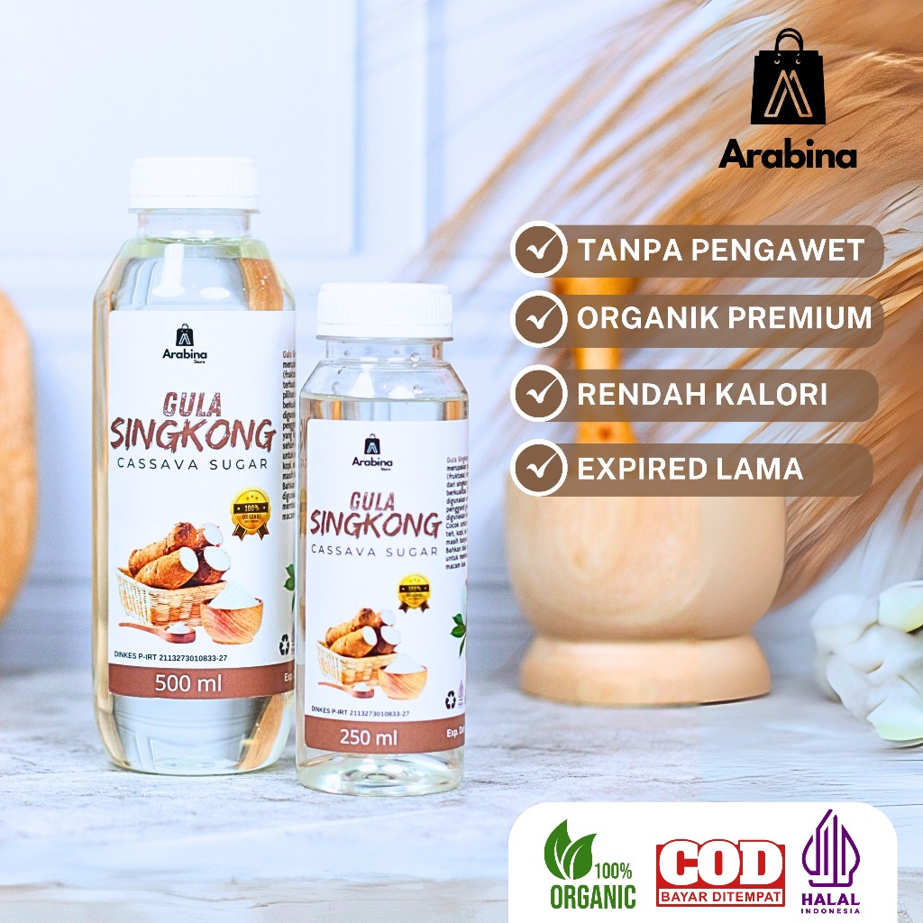 

Arabina Gula Singkong Original Murni Cassava Sugar Rendah Kalori Aman Untuk Diabetes