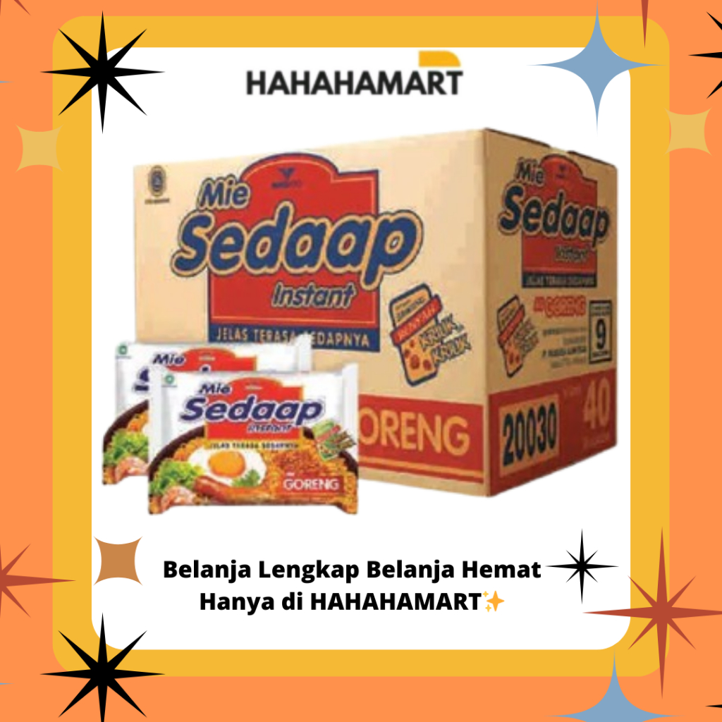 

Sedap Goreng Mie Instant Karton Isi 40pcs
