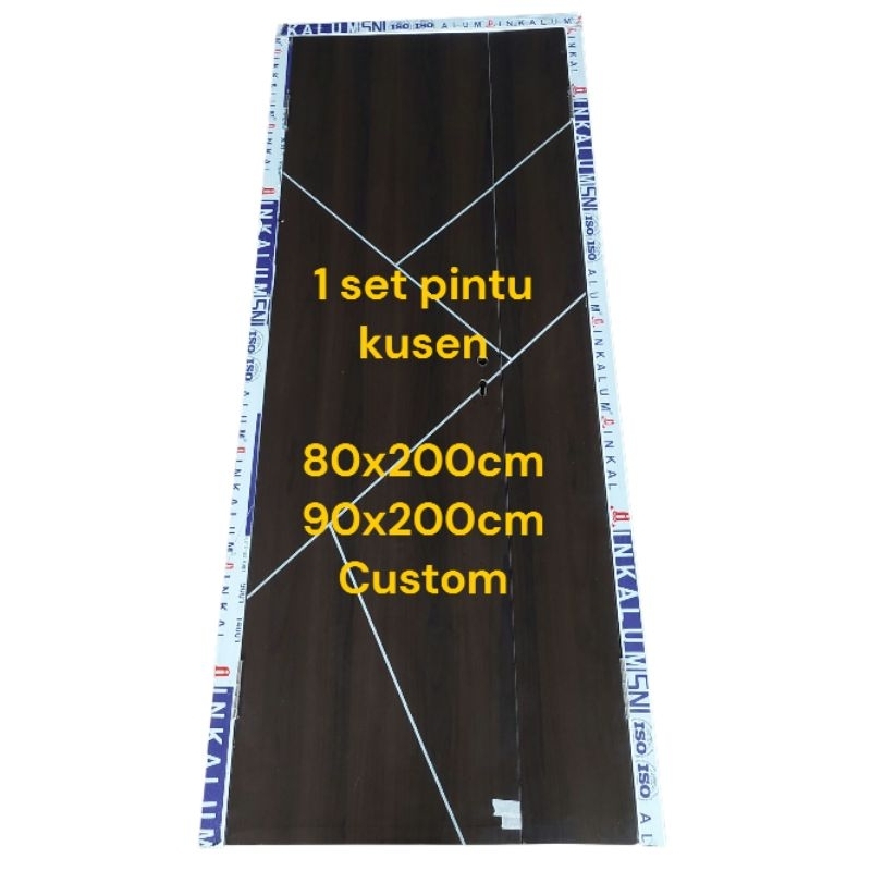 set kusen pintu rumah, set kusen pintu minimalis, kusen almini, pintu rumah