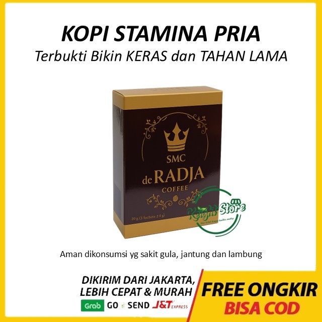 

Kopi Sachet deRadja Herbal Stamina Untuk Pria dan Wanita Coffee Bubuk