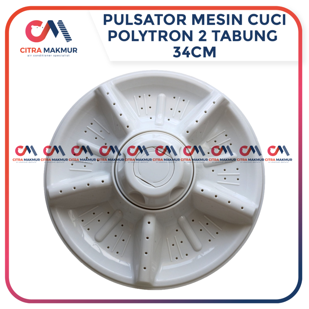 Pulsator Mesin Cuci Polytron 10z 2 tabung piringan 10 14 kg diameter 34 cm