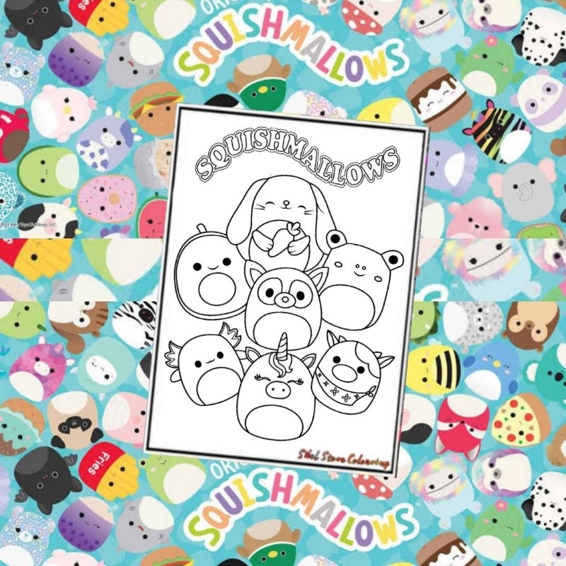 

Kertas Mewarnai Anak Tema Squismallow isi 10 Lembar / Kertas Gambar Berbeda-beda / Kertas Mewarnai Anak TK / PAUD / SD