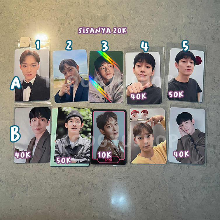 [CLEARANCE SALE/UNDERPRICE] EXO Chen Official PC Photocard Album Cream Soda DOOR EXIST LD Lucky Draw