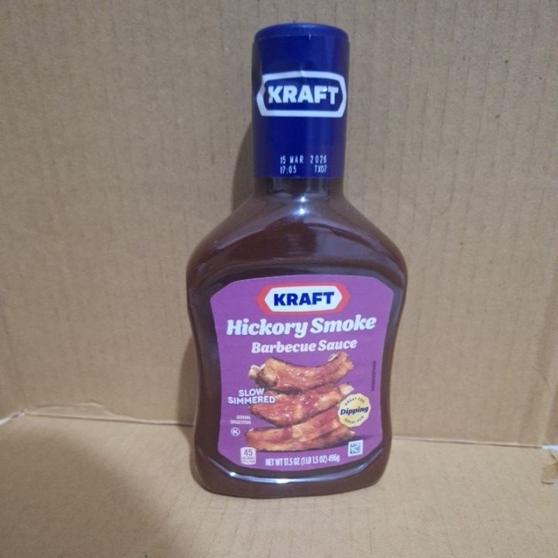 

kraft hickory smoke sauce 496gr