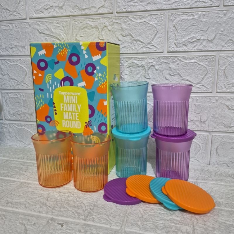 Small family round Tupperware