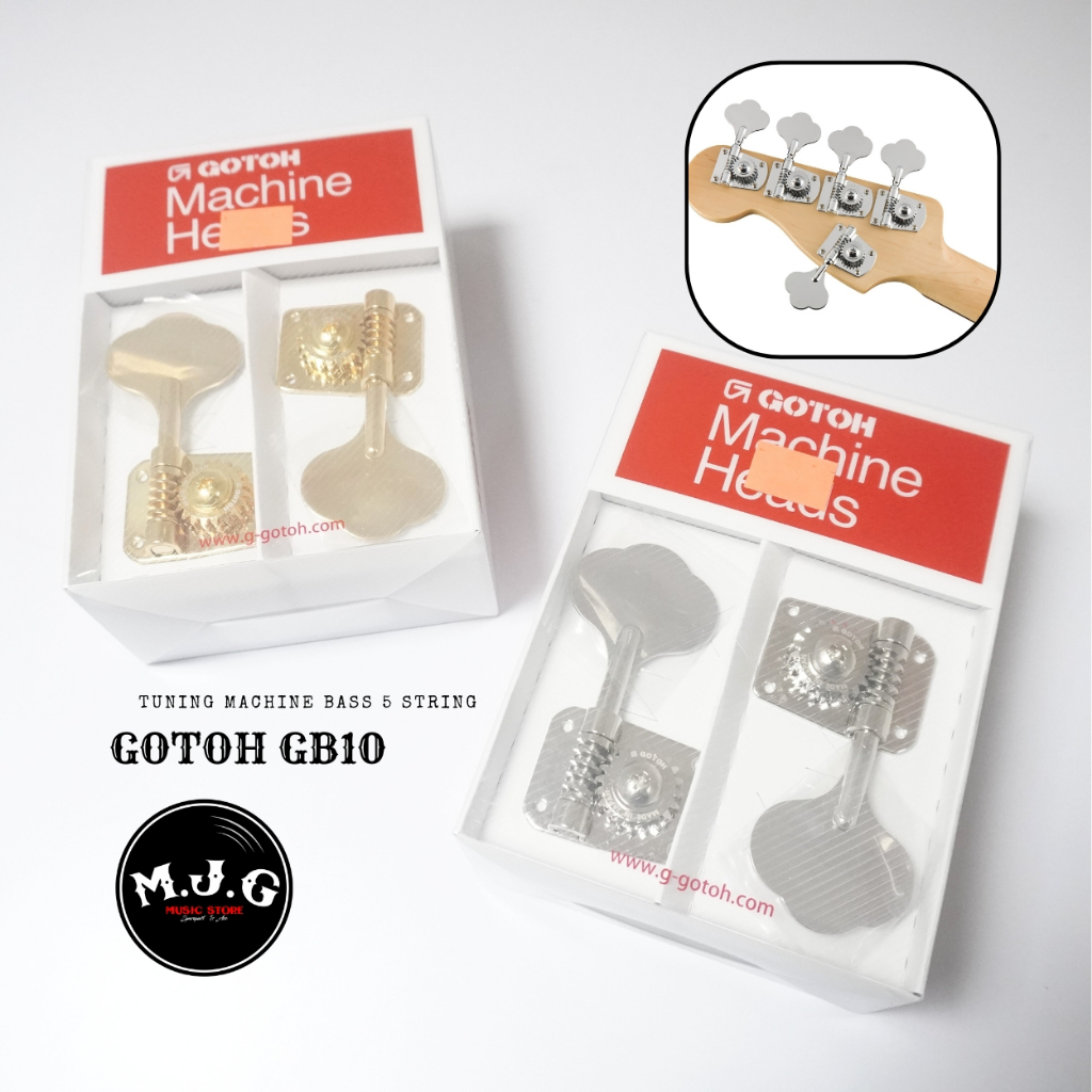 Dryer tuning machine head bass Gotoh Japan jazzbass or precision 5 string 4R 1L