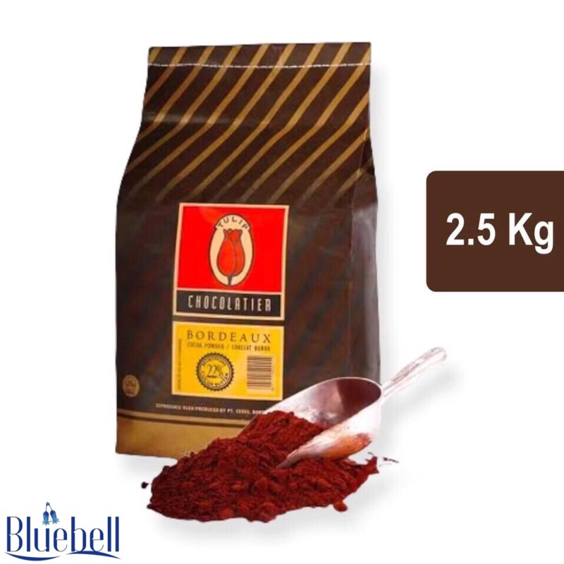 

Tulip Coklat Bubuk Kokoa Bordeaux Cocoa Powder 2.5 Kg