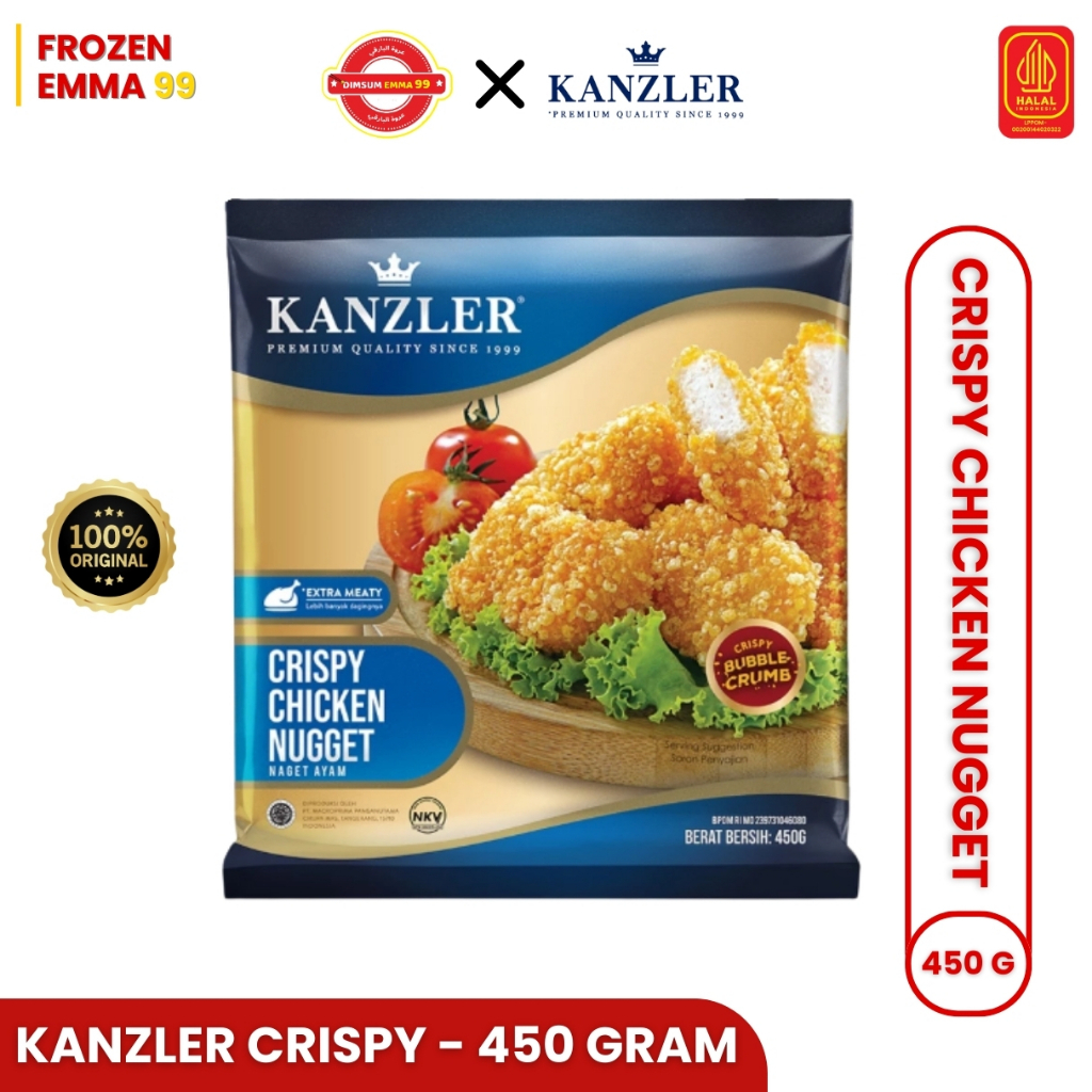 

AFGC Kanzler Crispy Nugget 450gr - Delicious Crispy Chicken
