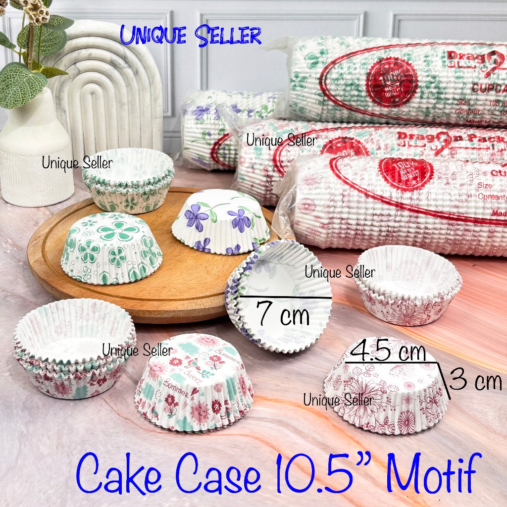 [Isi1000] Kertas Alas Kue Lumpur 10.5” DRAGON MOTIF Base 4.5 cm / Alas Kue Apem / Kertas Alas Pie Bu
