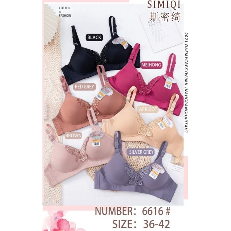 BH SIMIQI KUPU KUPU KAIT 3 BAHAN LEMBUT UKURAN BESAR