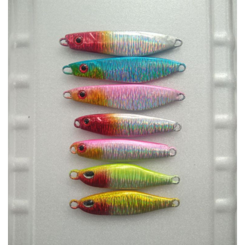 3pcs micro jig 10gr / metal jig 10gram