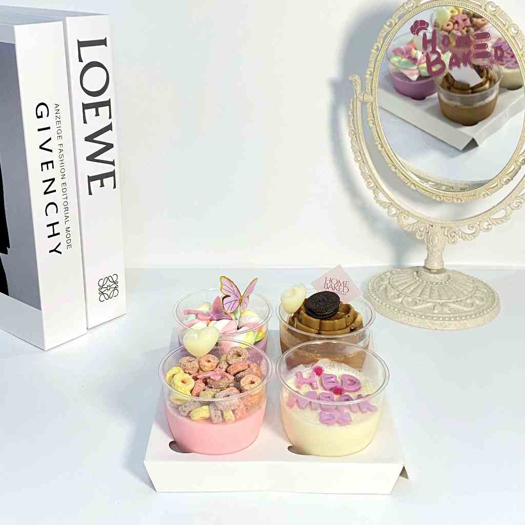 

Mini Pudding | Pudding Ulang Tahun | Pudding Set 4 | Hampers