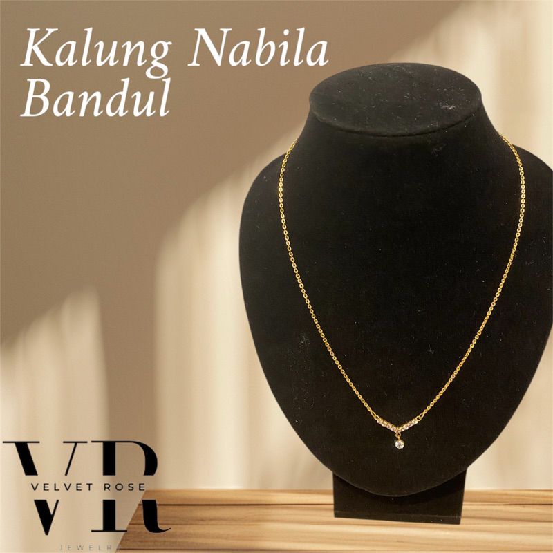 Kalung Nabila Bandul Emas Muda