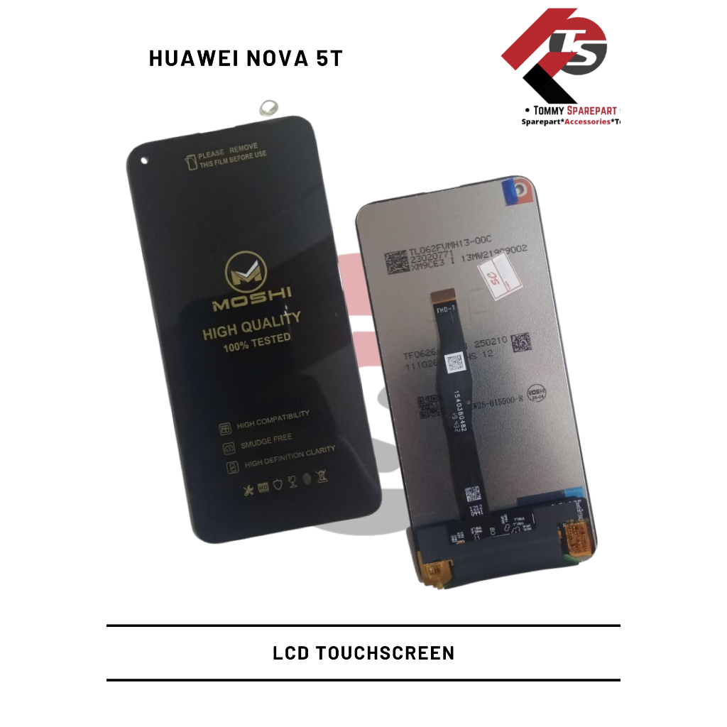 Lcd Touchscreen Huawei Nova 5t Kualitas Original Moshi